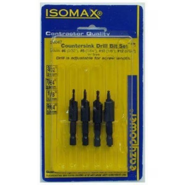 4PC DrilCountersin Set, Eazypower, Mfr#: 30047